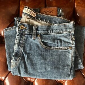 Men’s Jos. A. Banks 1905 Dark Denim Jeans; Size 36x 30 Tailored Fit